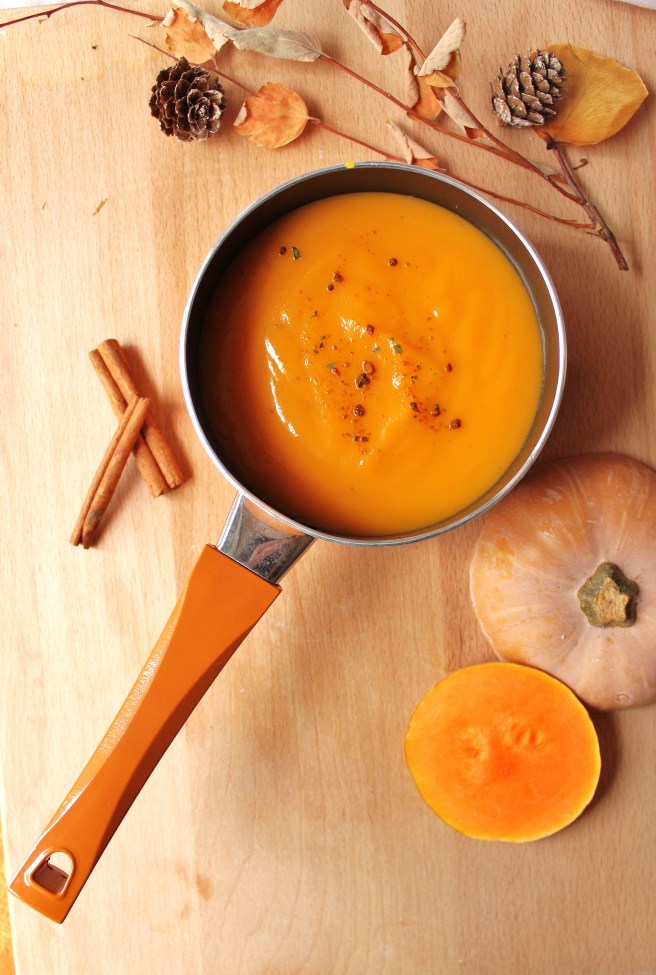 Soupe de butternut, cannelle et patate douce de Madamcadamia
