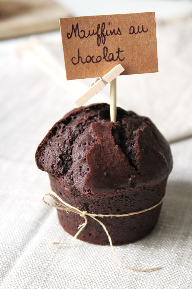 Le muffin au chocolat ultra moelleux