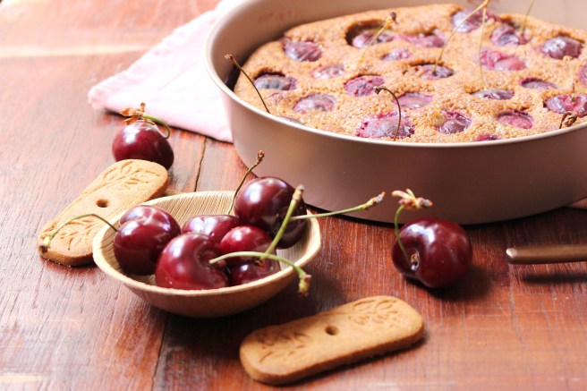 Clafoutis aux cerises et spéculoos