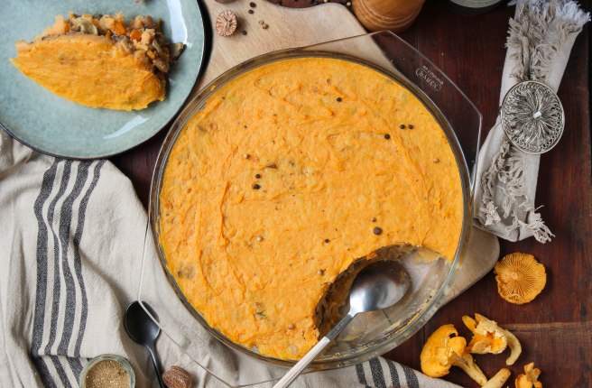 Hachis parmentier végétarien à la patate douce