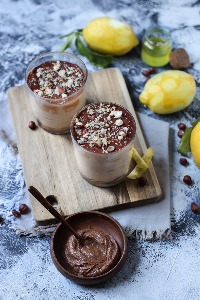 Tiramisu au praliné et citron et limoncello - photography