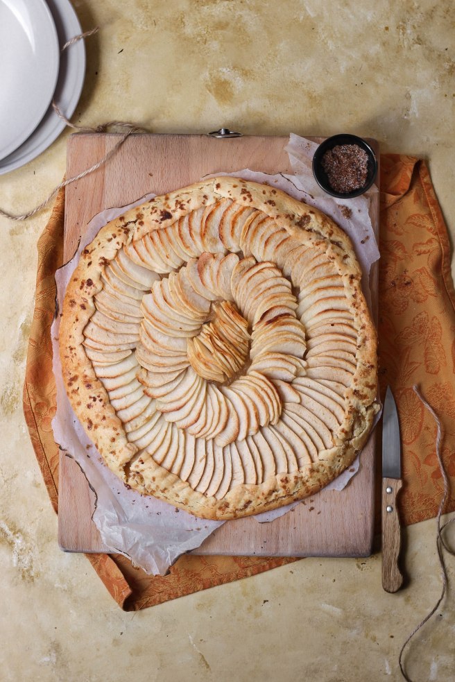 Tarte aux pommes - Apple pie photography
