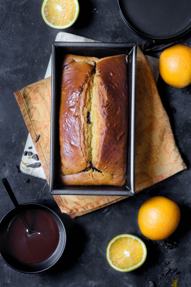 Cake à l'orange et chocolat - photography