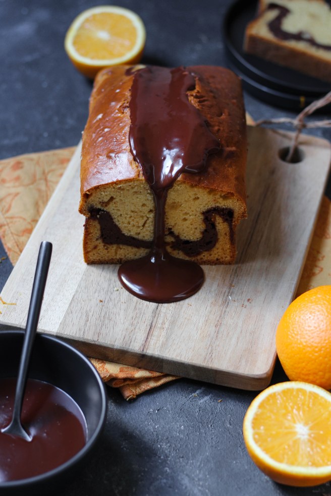 Cake à l'orange et chocolat - photography