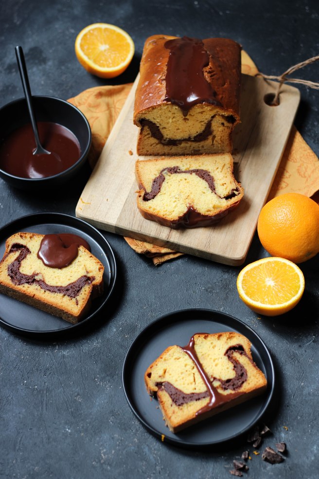 Cake à l'orange et chocolat - photography