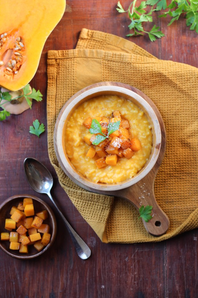 Risotto d'automne à la butternut - photography
