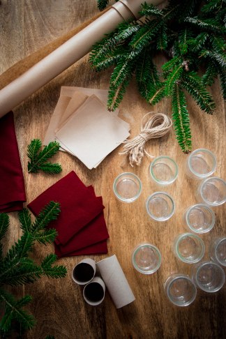 Calendrier de l'avent gourmand 2019 zéro déchet et réutilisable - DIY food photography