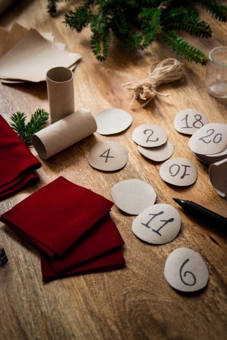 Calendrier de l'avent gourmand 2019 zéro déchet et réutilisable - DIY food photography