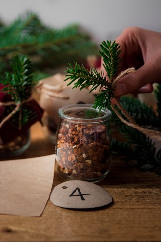 Calendrier de l'avent gourmand 2019 zéro déchet et réutilisable - DIY food photography