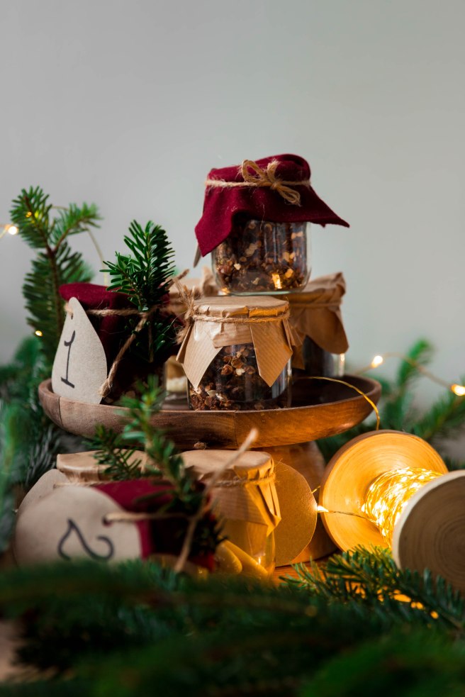 Calendrier de l'avent gourmand 2019 zéro déchet et réutilisable - DIY food photography