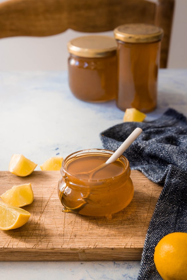 Recette de gelée au citron et citrons confits au sucre - lemon marmelade photography