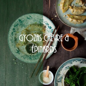Recettes de gyozas maison au fromage de chèvre et épinards (végétarien)