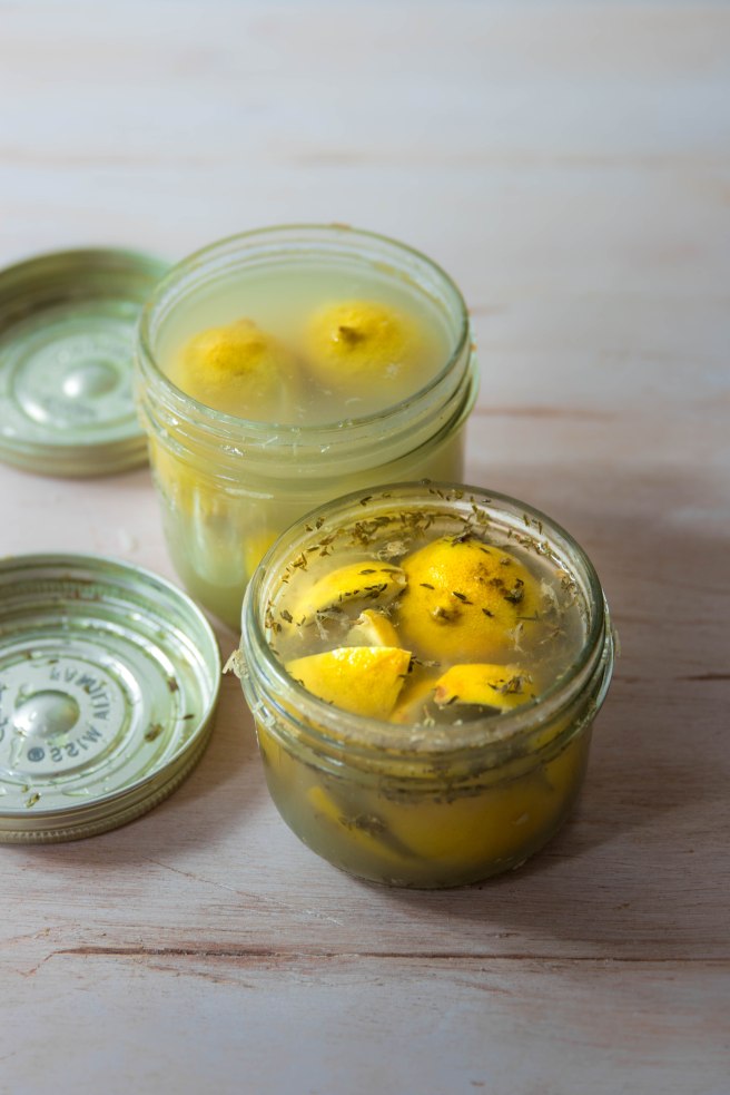 Technique de conservation de citrons en saumure - photography