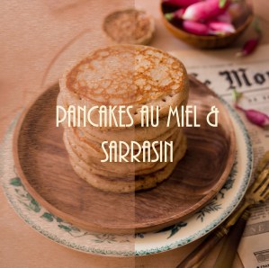 Recette de pancakes au miel et à la farine de sarrasin