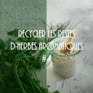 Sel aux herbes aromatiques - recycler ses herbes aromatiques DIY zéro déchet photography
