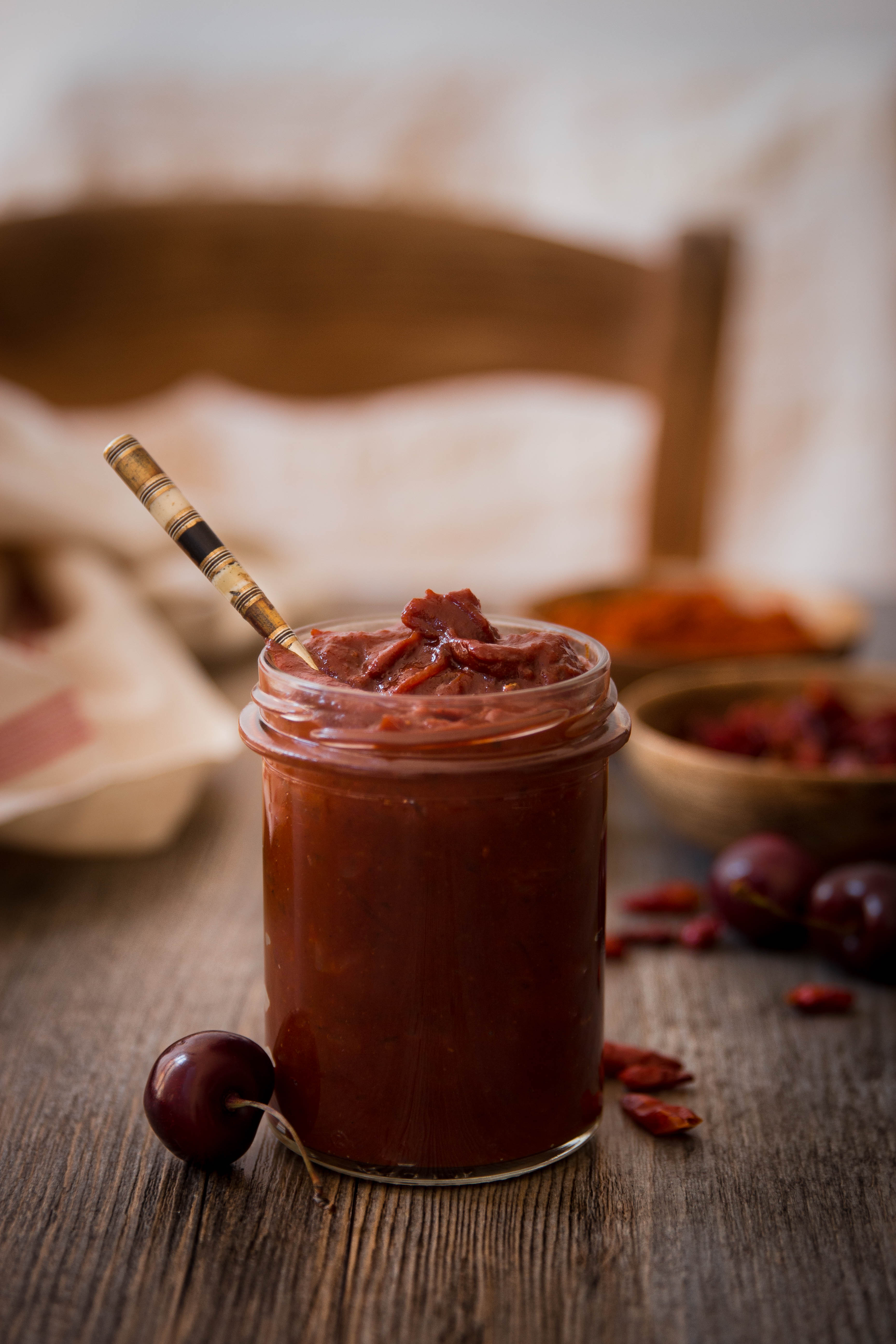 Sauce barbecue à la cerise noire facile - sauce BBQ photography