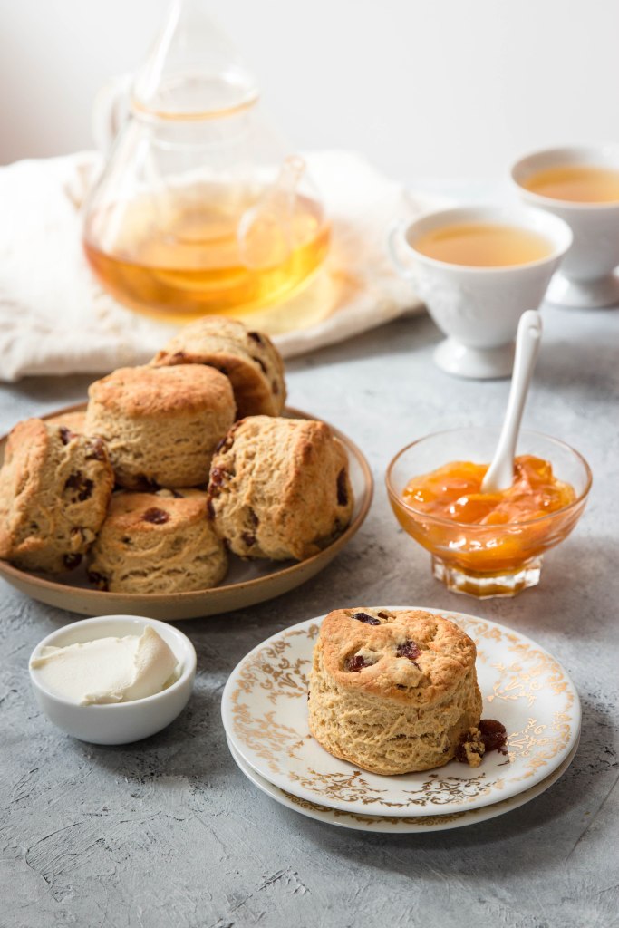 Scones anglais au thé Earl Grey - photography