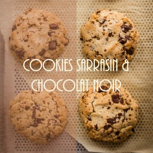 Recette de cookies au sarrasin torréfié et chocolat noir - photography