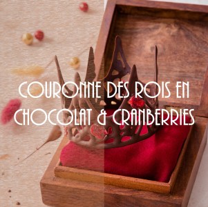 Recette de couronne royale au chocolat et cranberries