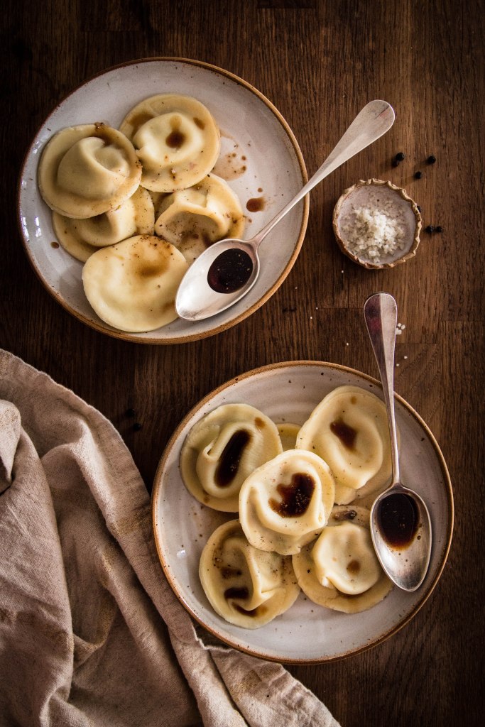 Comment faire ses ravioles maison ? - Ravioles aux champignons et chèvre - photography