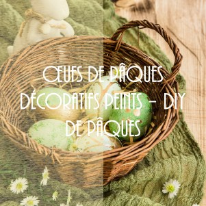 Comment réaliser des oeufs de Pâques peints décoratifs ? - DIY de Pâques photography