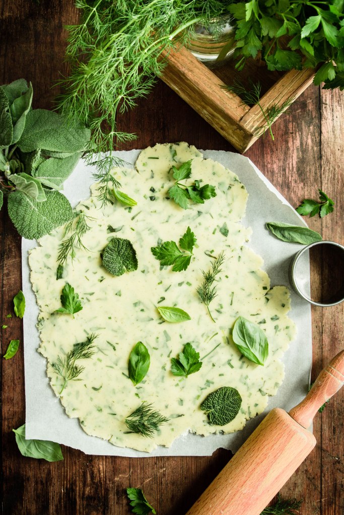 Sablés apéritif au parmesan et aromates - photography