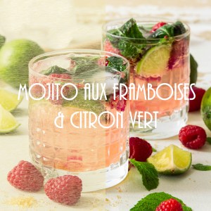 Mojito aux framboises et citron vert - cuban cocktail photography