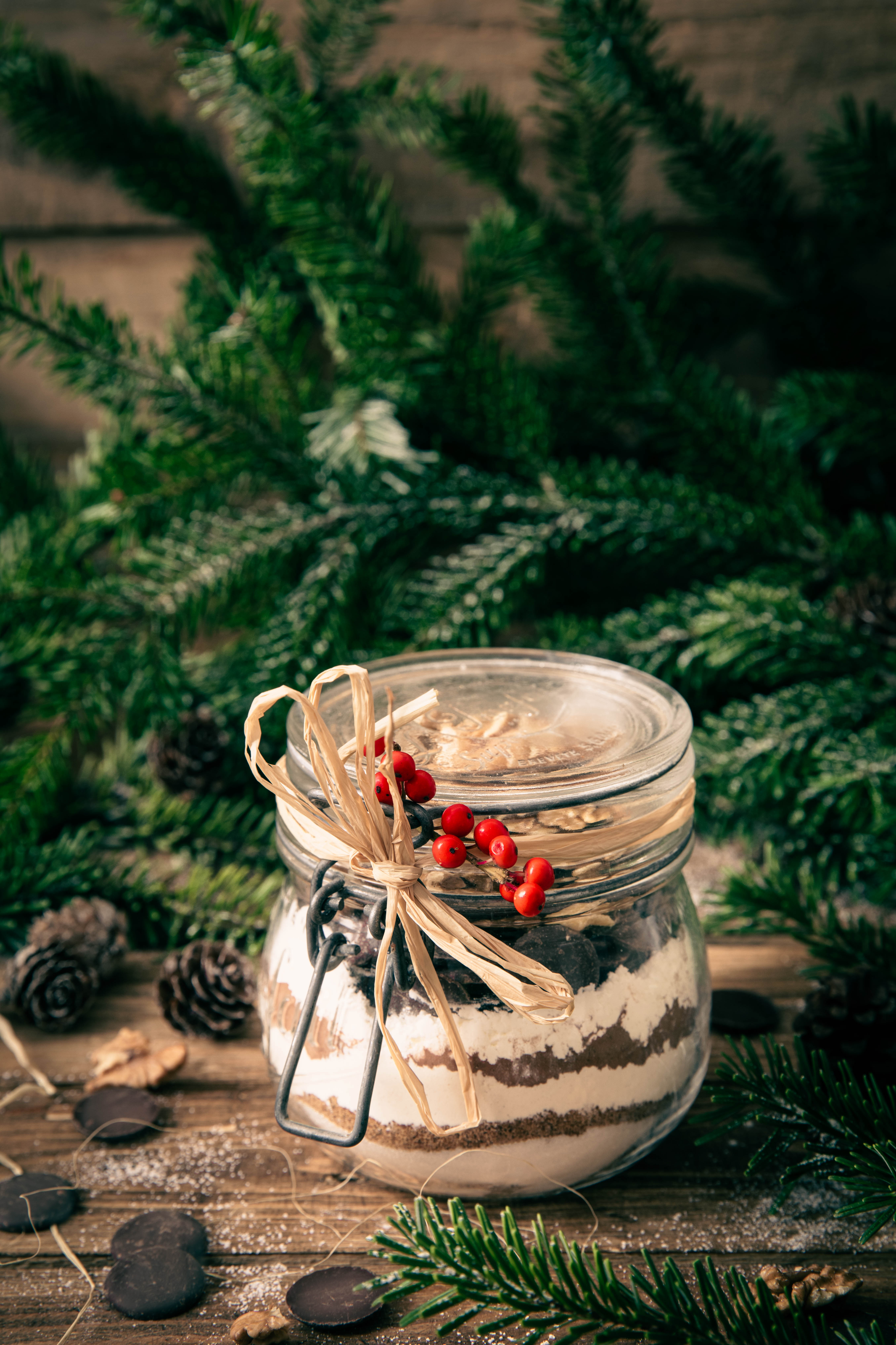 Jarre à brownies à offrir - DIY de Noël à offrir - photography