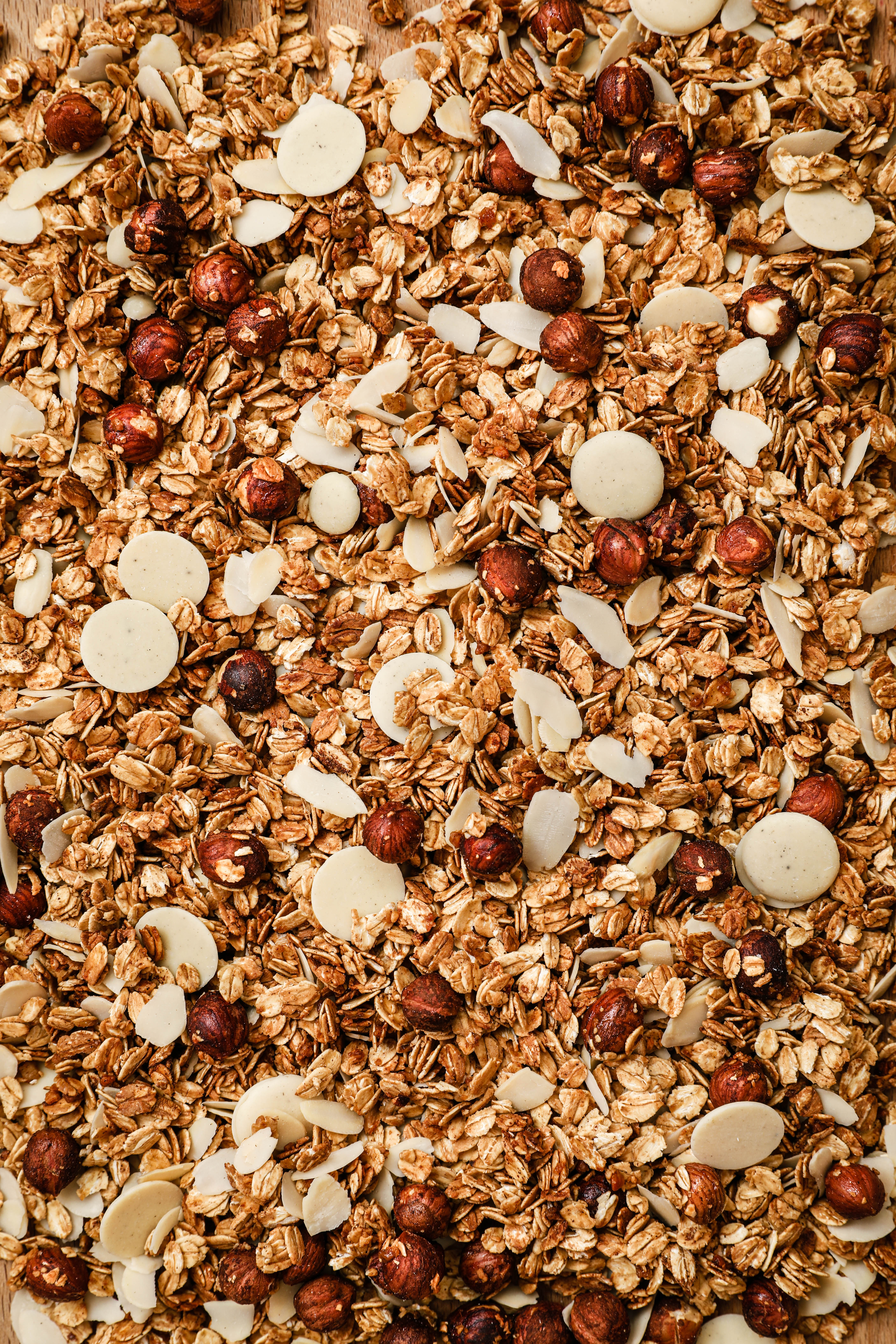 Granola noisette, chocolat blanc et cannelle à offrir - DIY de Noël photography