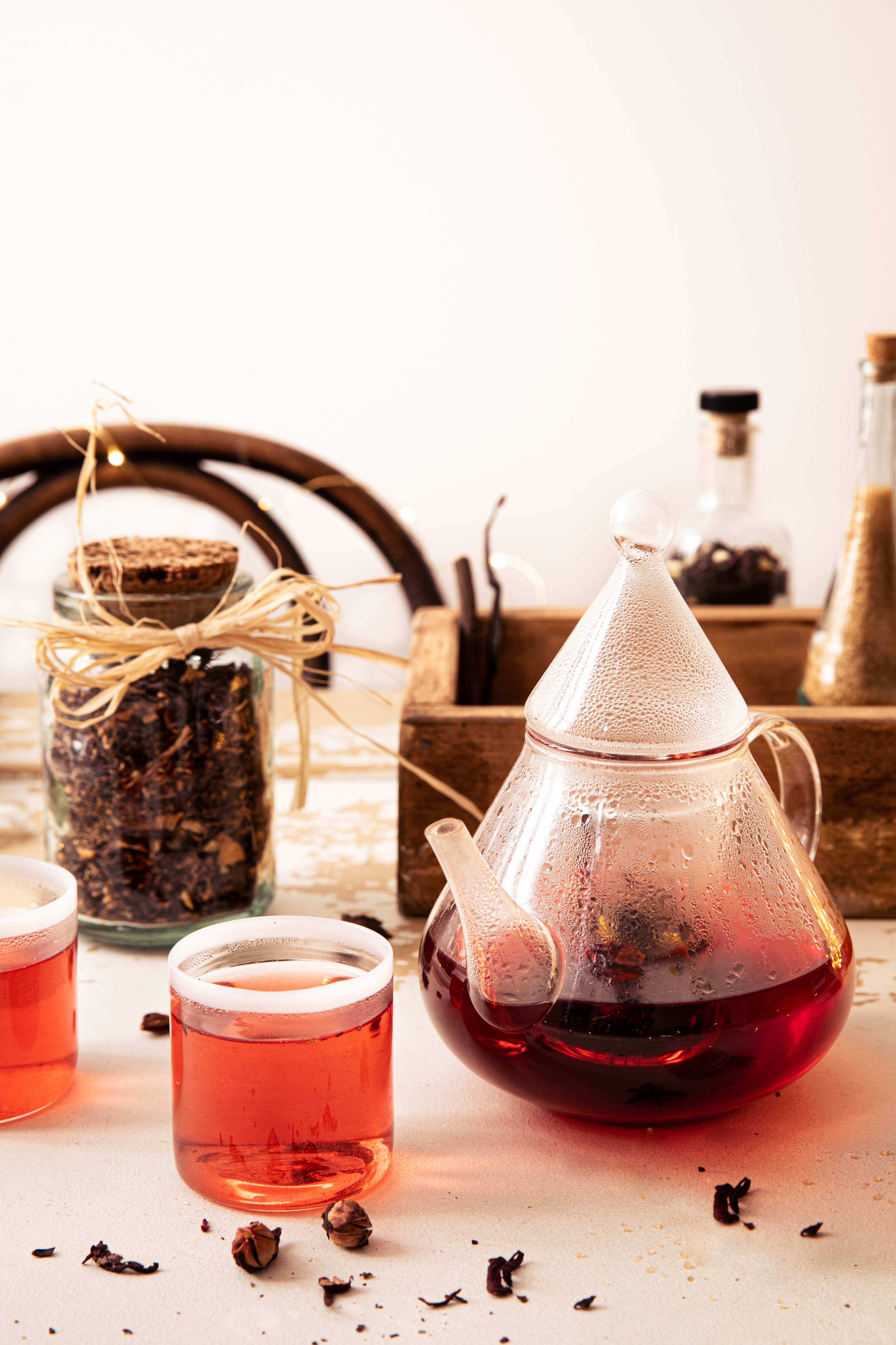 Infusion de Noël à l'hibiscus et épices façon vin chaud - DIY de Noël à offrir photography