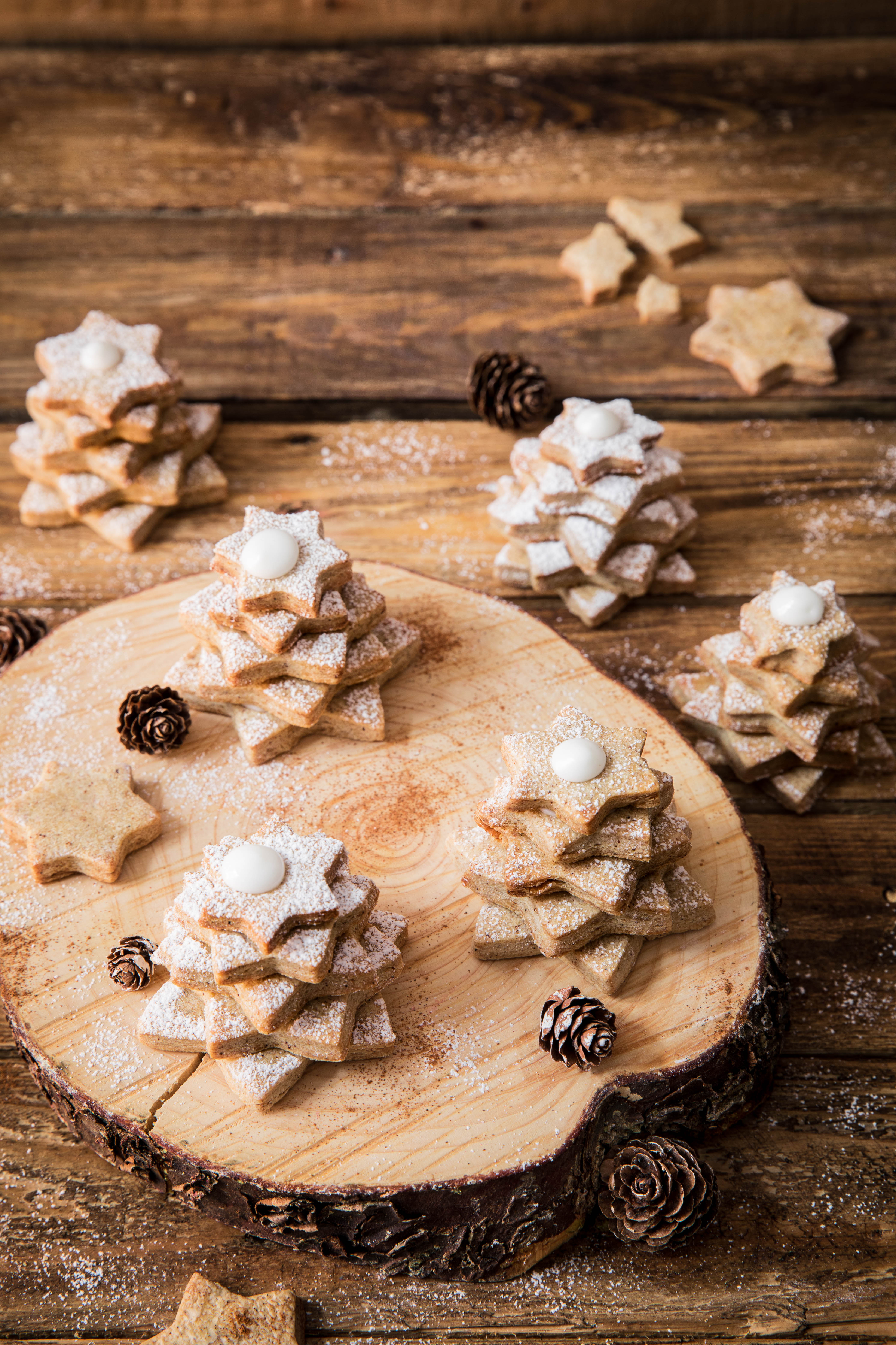 Sapins de Noël en biscuits - photography