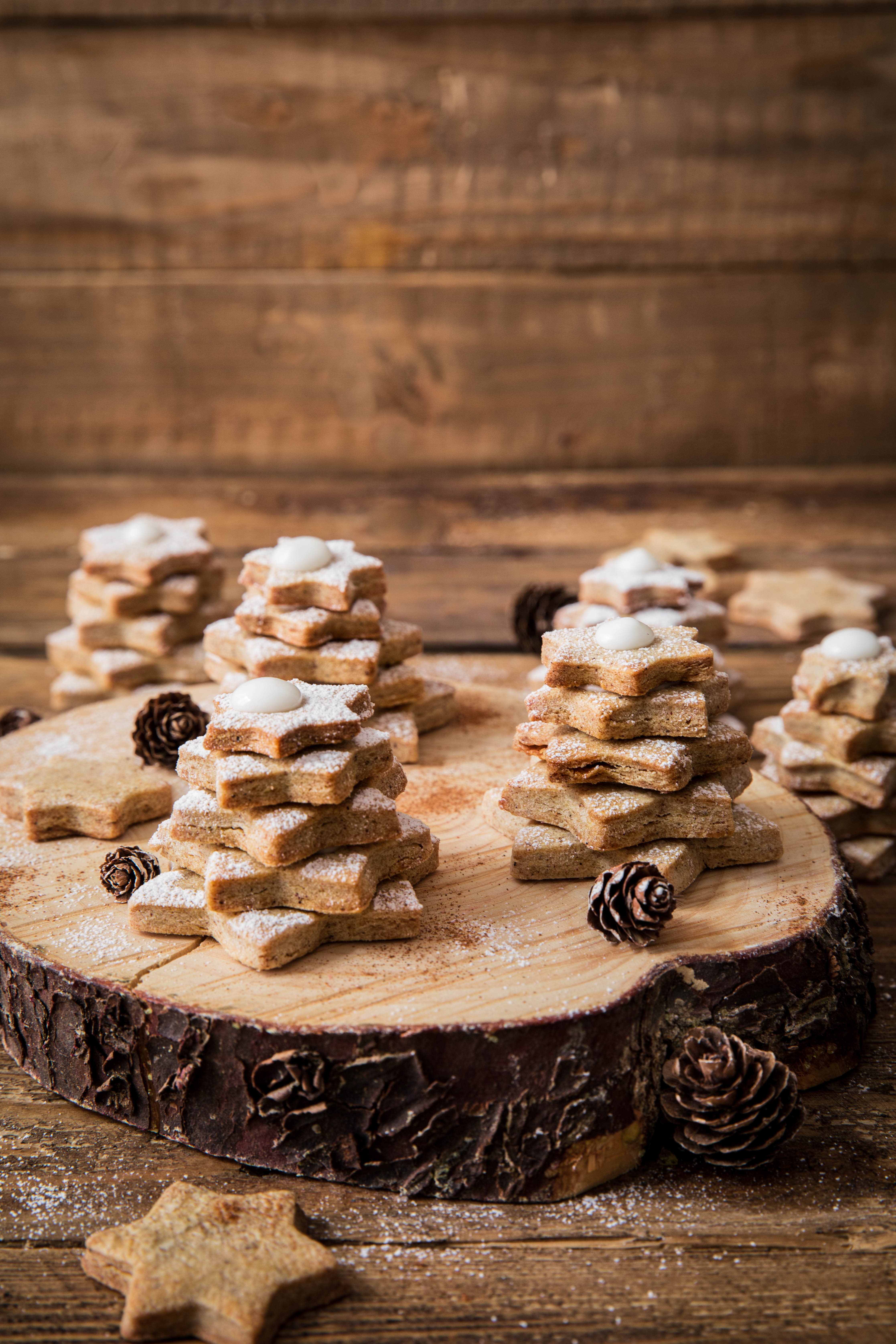 Sapins de Noël en biscuits - photography