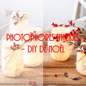Photophores enneigés - DIY de Noël