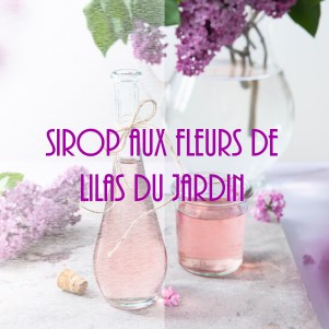 Sirop aux fleurs de lilas du jardin - photography