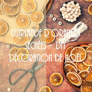DIY guirlande d'oranges séchées - Décoration de Noël photography