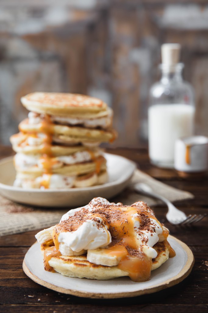 Pancakes façon "Banoffee" - Chandeleur photography